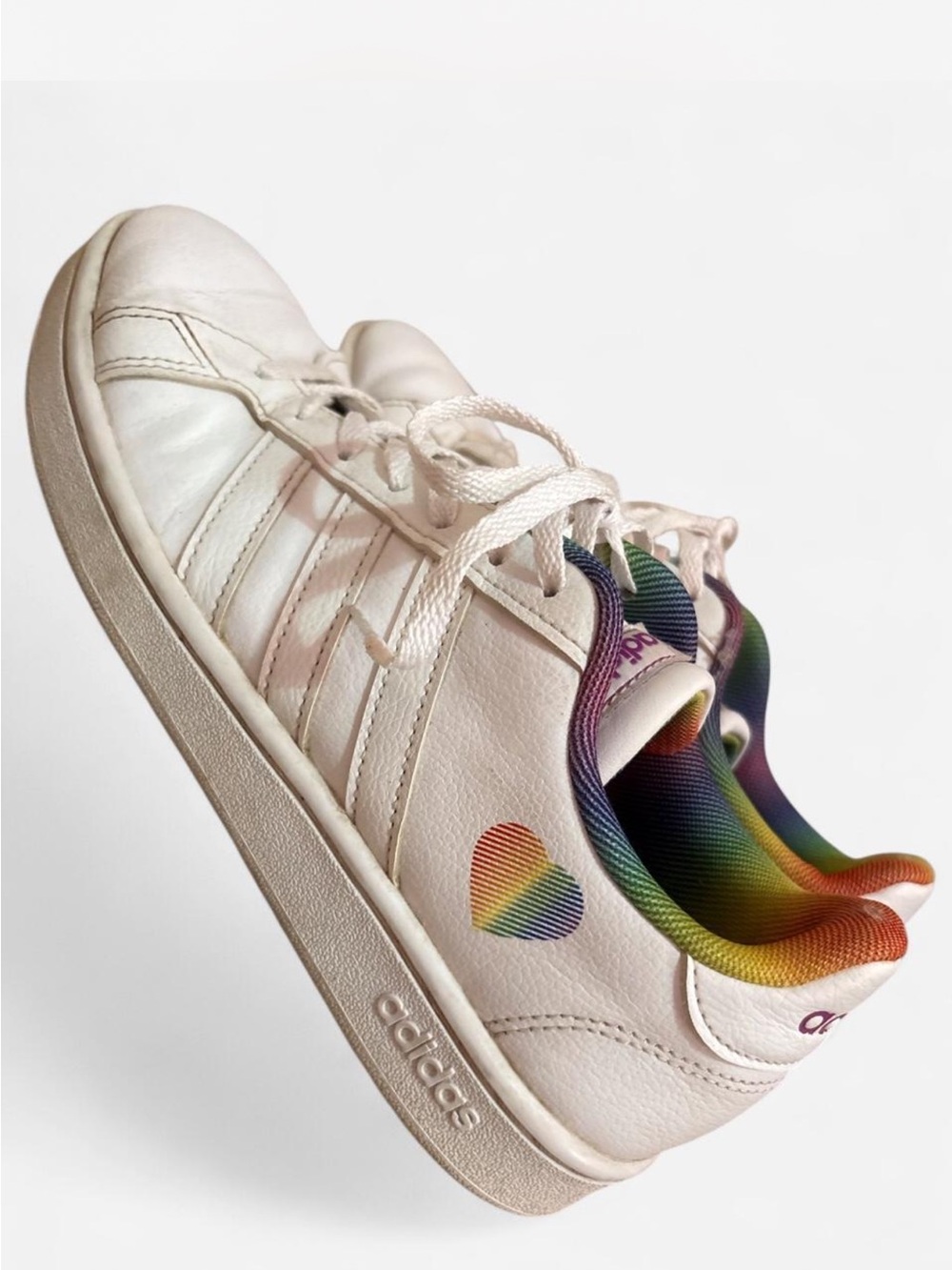 Adidas rainbow shoes